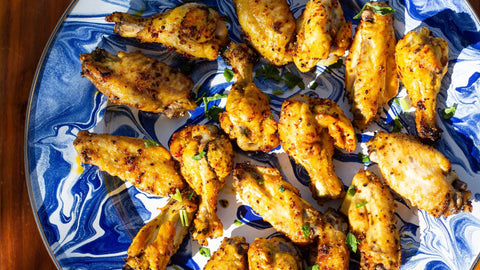 Lemon Garlic Chicken Wings