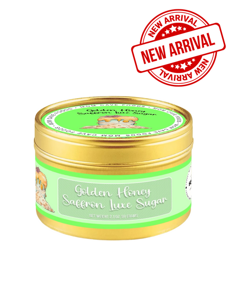 Golden Honey Saffron Sugar